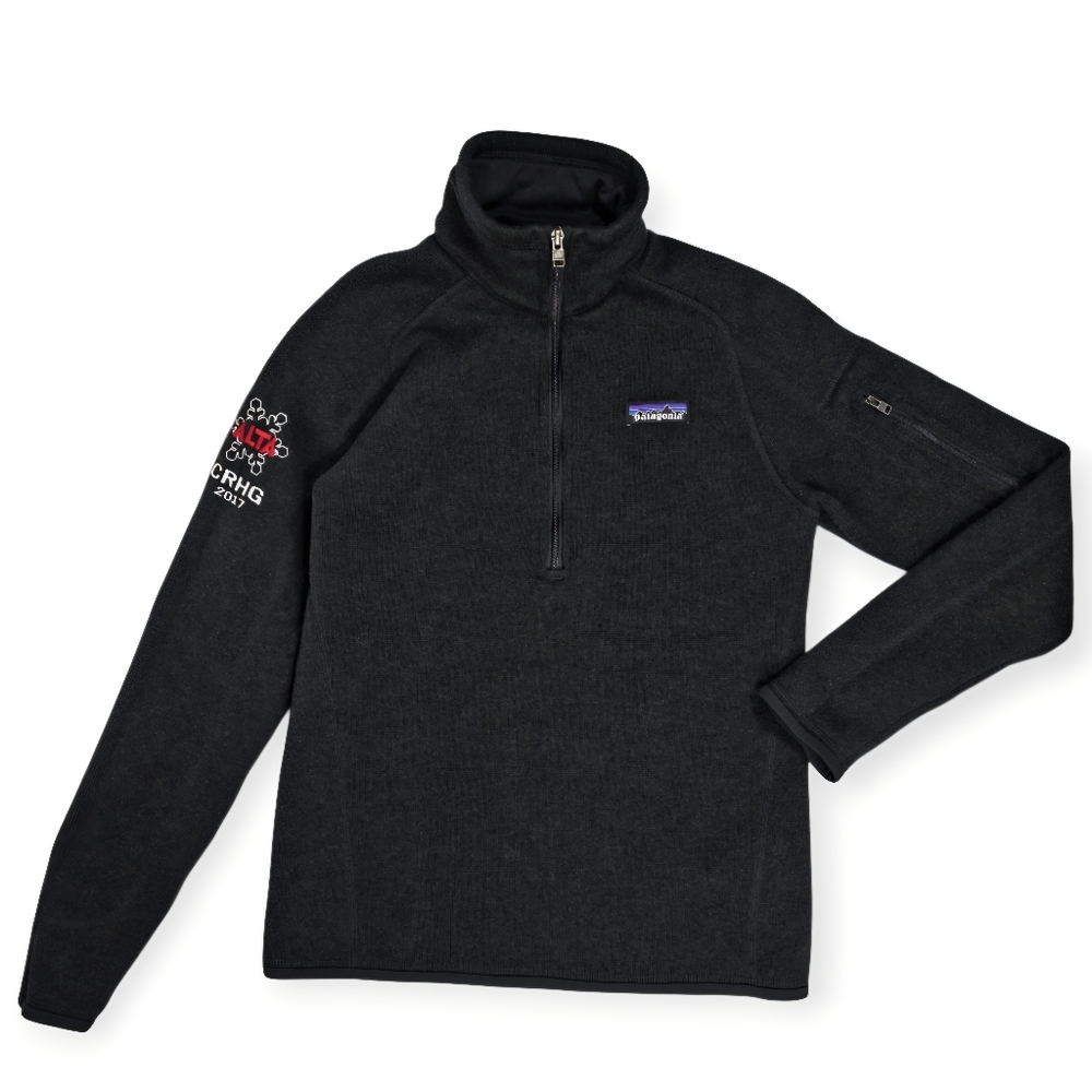 Patagonia Better Sweater 1/4 Zip Fleece Women’s S Charcoal CRHG 2017